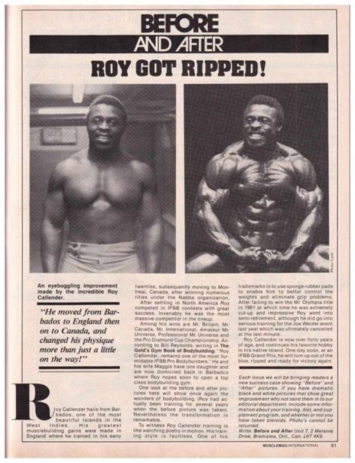 The Incredible Transformation of Roy Callender: From Ordinary to Extraordinary Bodybuilder